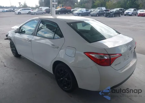 2016 Toyota Corolla Le from USA, damaged, VIN 2T1BURHE8GC544179